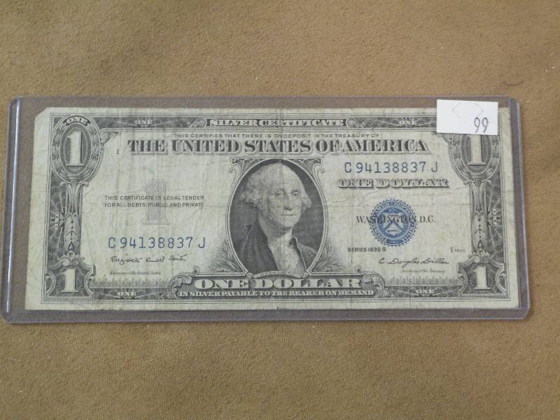 1935-G $1 Silver Certificate, Circu...