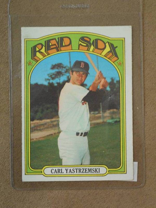 1972 Topps Baseball Card, Carl Yast...