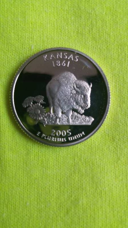 2005 State 90% Silver Proof Quarter