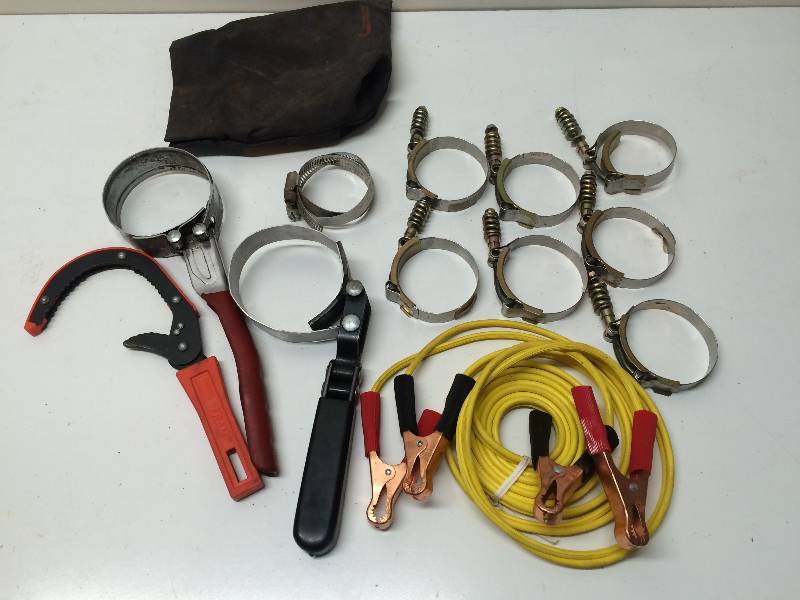 Clamps, Jumper Cables, And Filter Wrenches
