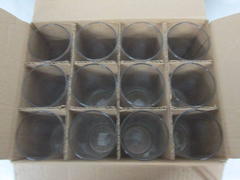 12 Glass Cylinder Vases