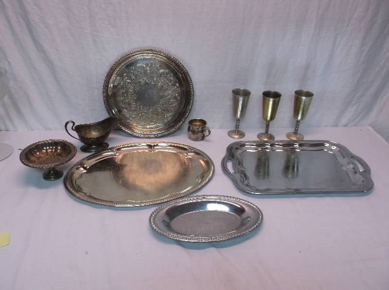 Silver Plate Dishes