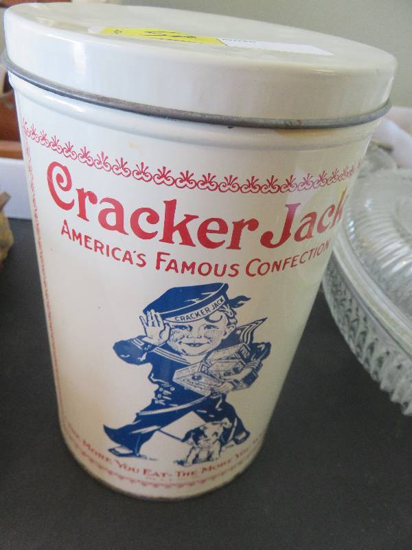 Vintage Cracker Jack Tin