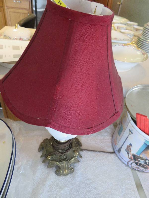 small lamp with shade