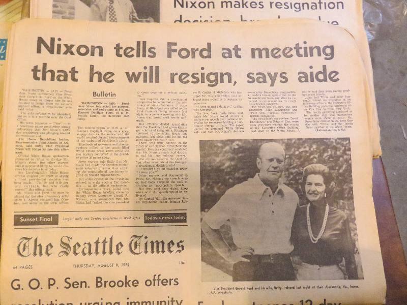 Vintage newspapers