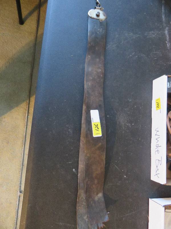 Vintage leather straps (for sharpening razors)