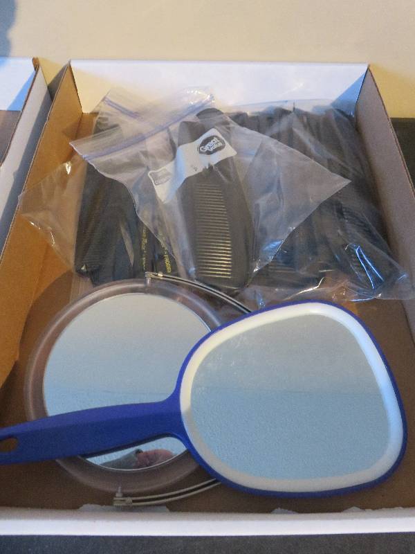 combs, mirrors