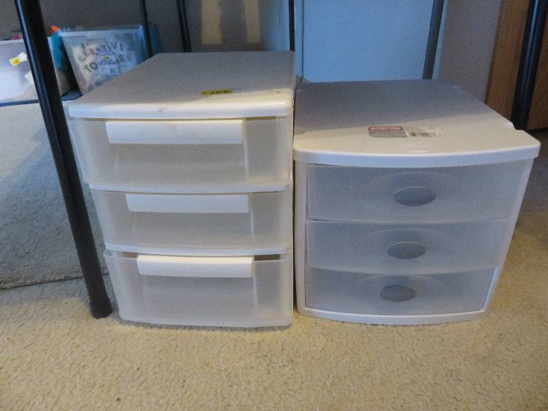plastic organizer drawers