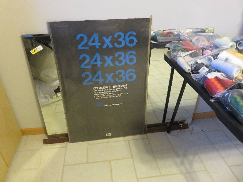 mirror and poster frame