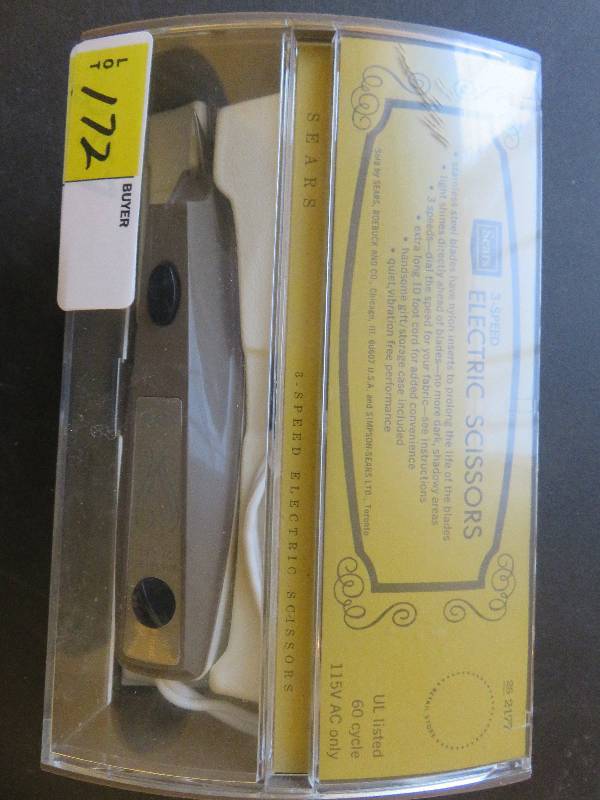 vintage electric scissors