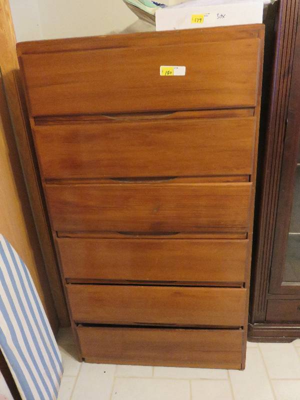 6 drawer tall boy dresser