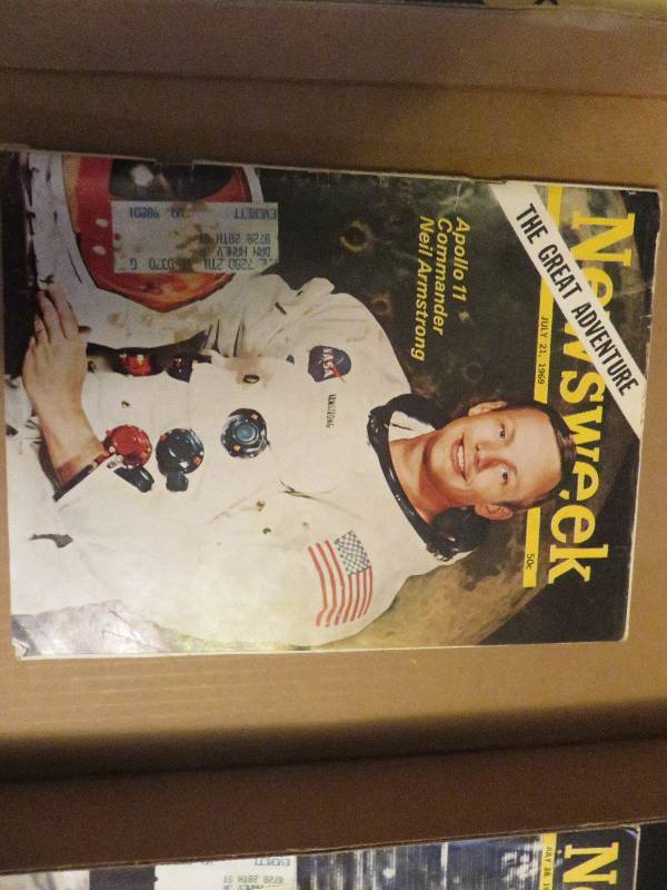 News papers from 1969 about Moon Walk